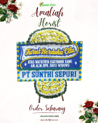 Papan Bunga Duka di Taliabu Utara